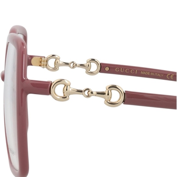 Gucci Square-Frame Injection Optical Frames - Picture 4 of 5